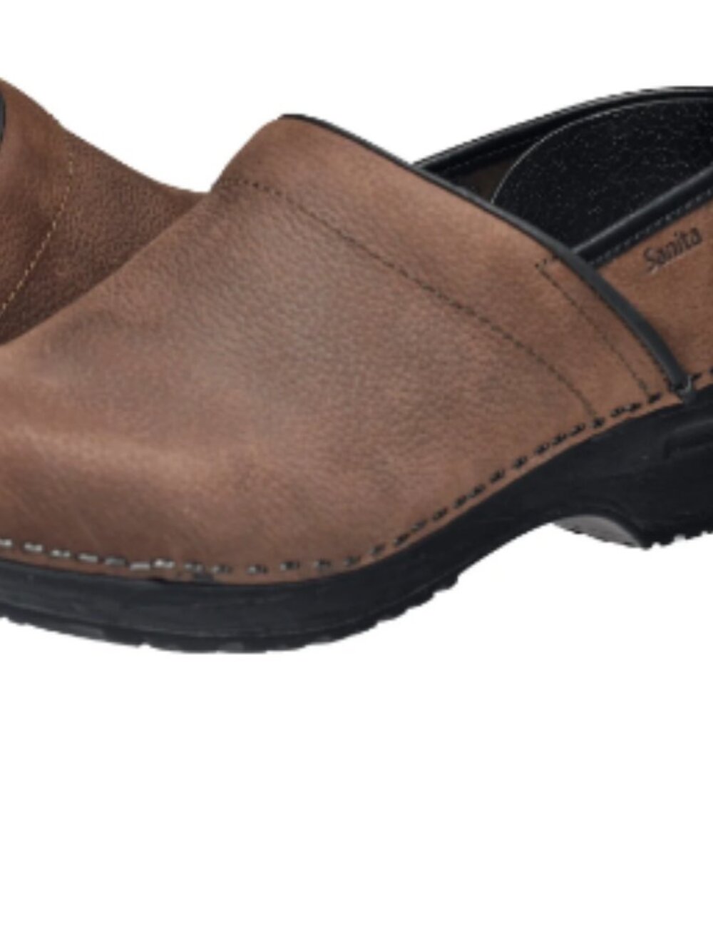 Sanita Pro Textured Oil Womens Clog in Antique Brown Sz 39 MSRP $140 - Picture 3 of 11